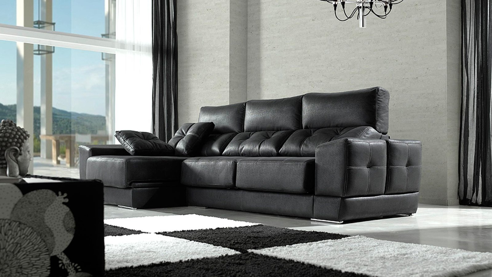 Sofá masconfort especial con posibilidad de chaiselongue