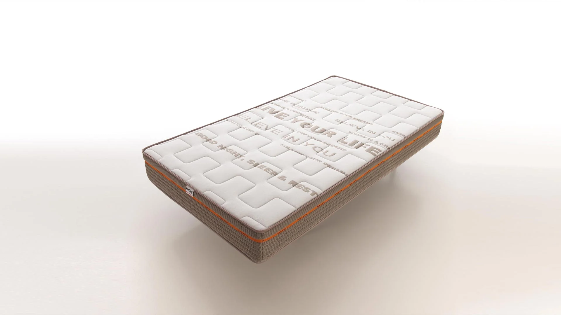 Good Feeling Viscoelastic Mattress by Masconfort: A positive message