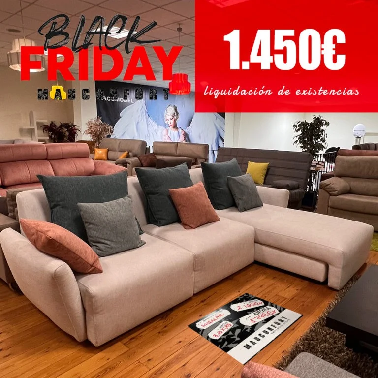 Sofá oferta blackfriday modelo modular