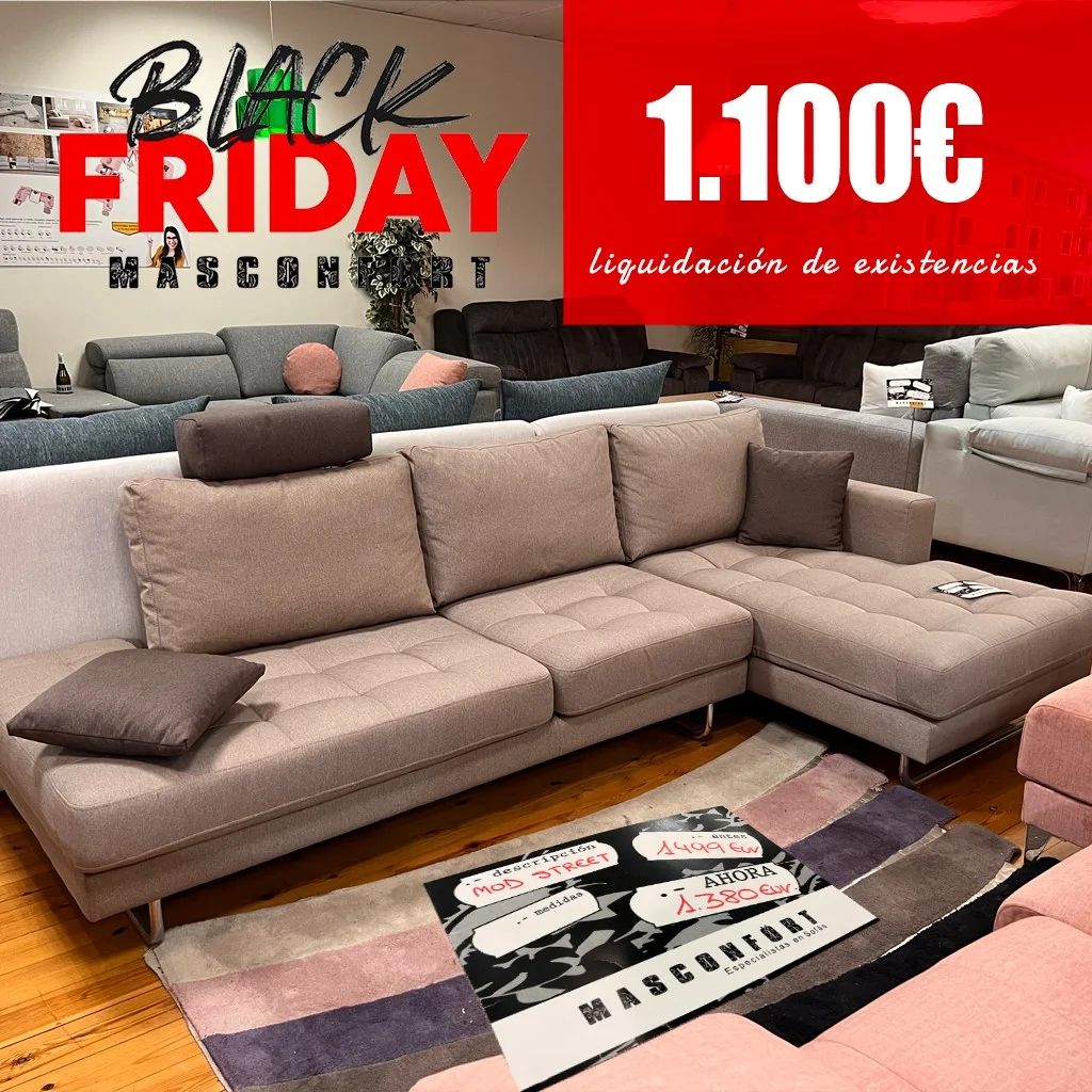 black Friday sofa modelo street