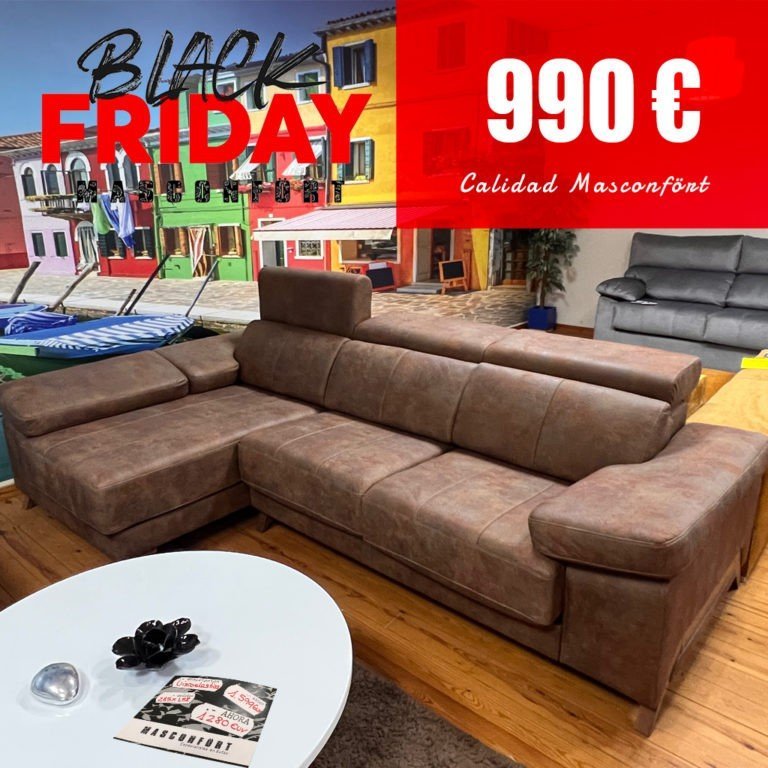 Oferta blackfriday sofa modelo viscolesatica