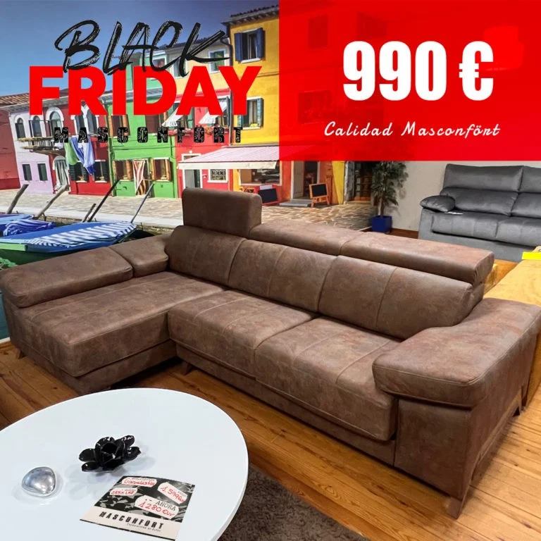 Oferta blackfriday sofa modelo viscolesatica